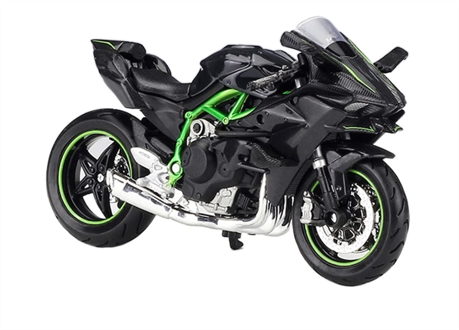 SEYXF Motorbike Toy Motorcycle Collection Model 1:18 for Kawasaki Ninja H2R Alloy Diecast Metal Toy Gift