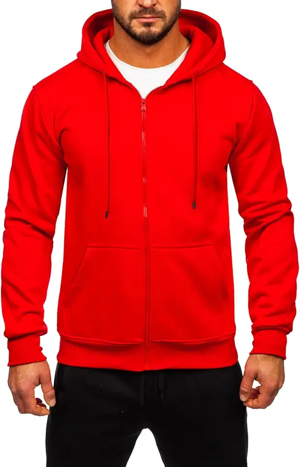 Check out this Tuveke Men's Zip Up Hoodie Athletic Hoodies Long Sleeve Fleece Hooded Sweatshirts Midweight With Pockets (S-3XL) from Amazon!