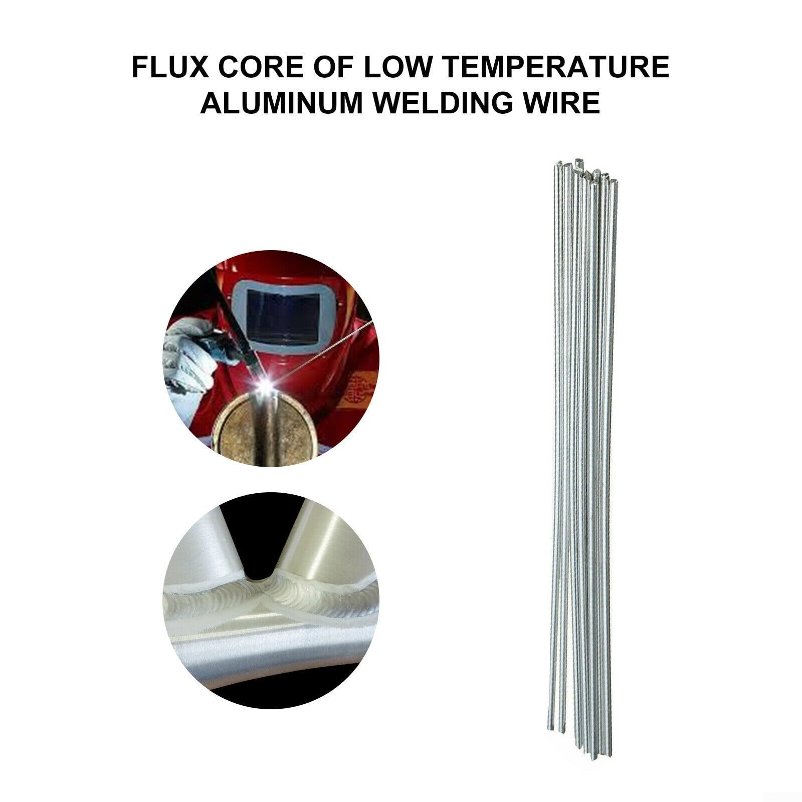 Durafix - 1020 aste per saldatura in alluminio, ad alta conducibilità elettrica, resistenti (1,6 mm x 330 mm, 20 pezzi)