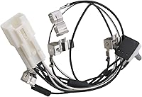 Vista 3 de TQPONLY Cableado de luz de mapa de consola superior con interruptores compatible con Dodge Ram 2002-2010 sustituye a 1DK788D1AA