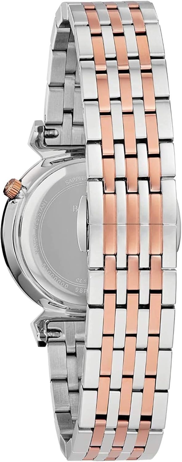 Bulova Orologio Analogico al Quarzo Donne con Cinturino in Acciaio Inossidabile 98L265 Bulova Orologio Analogico al Quarzo Donne con Cinturino in Acciaio Inossidabile 98L265