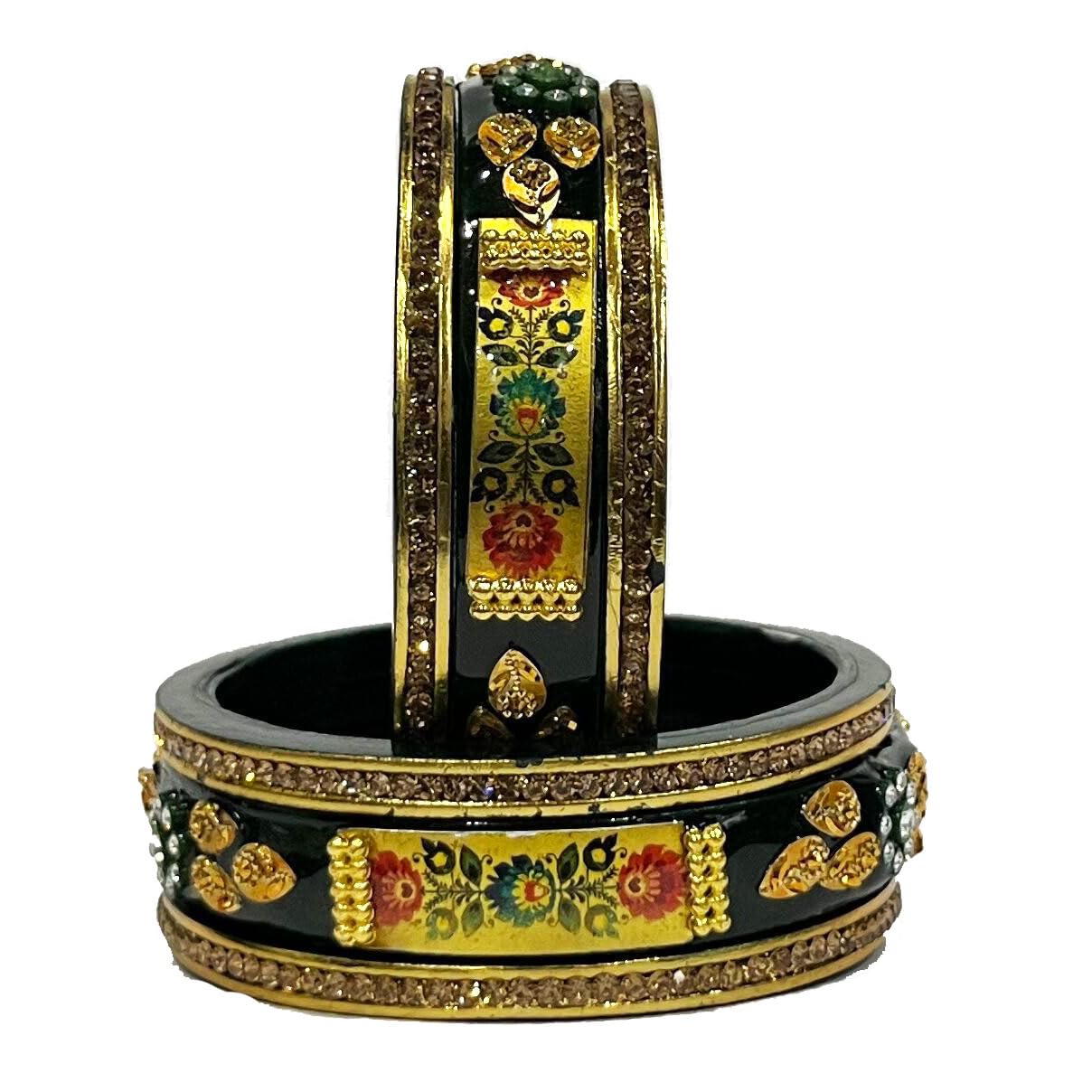 Lahthi Wala Lac Bangles set for women pack of 6 color green 2.2 (B0C8JNV61K) Amazon Price History, Amazon Price Tracker