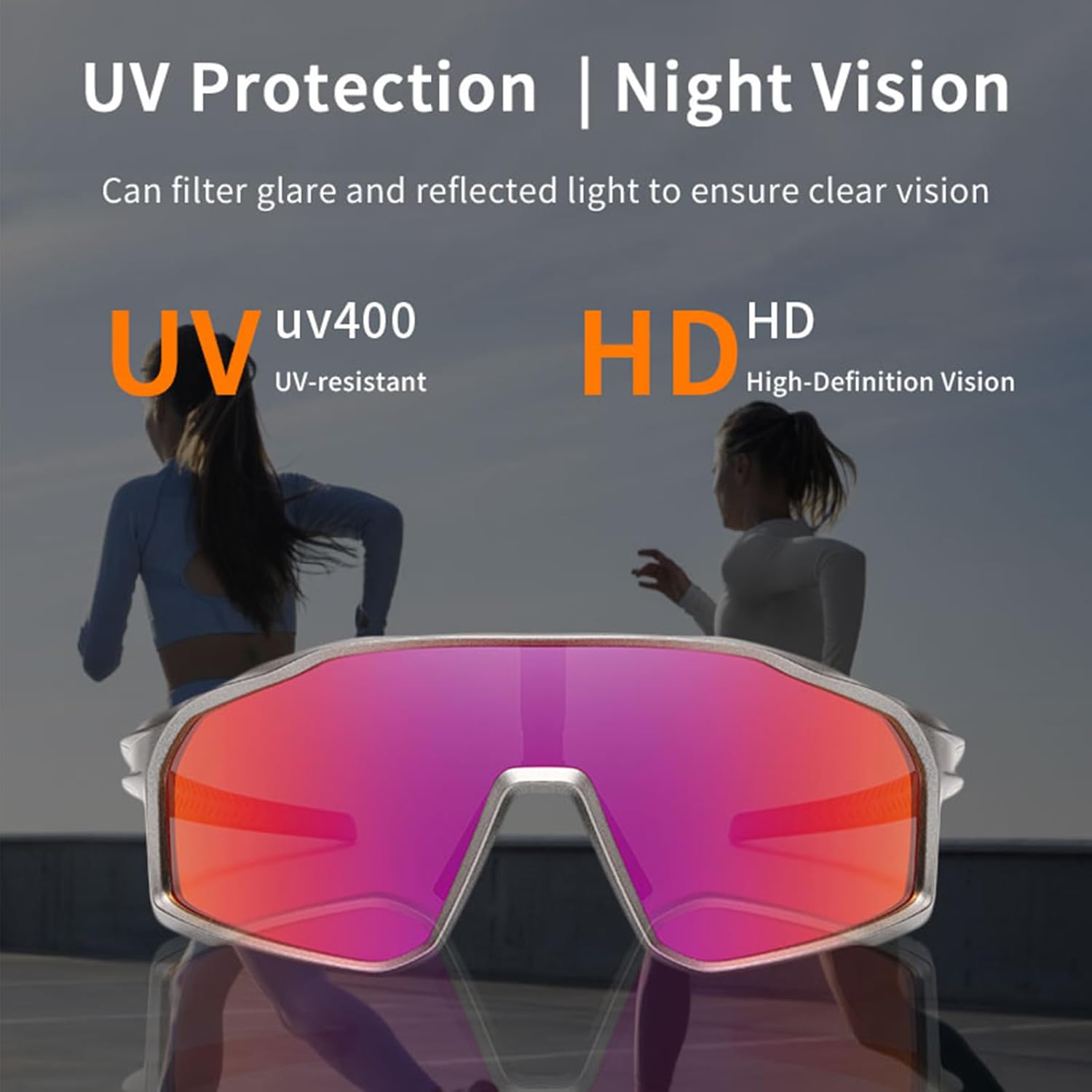 Sport Polarized Sunglasses UV Protection for Youth,Men & Women,Ideal for Cycling Running Baseball Skiing & Softball - Image 6