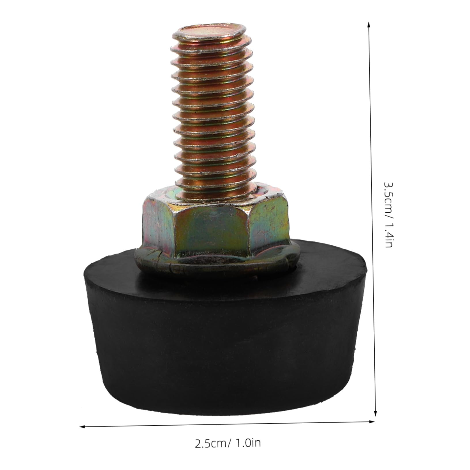 Ciieeo 1Pair Hood Stop Adjuster Bumper Cushion Durable Engine Mount for Cars Quick Installation Automotive Accessory Compatible with Ford Models