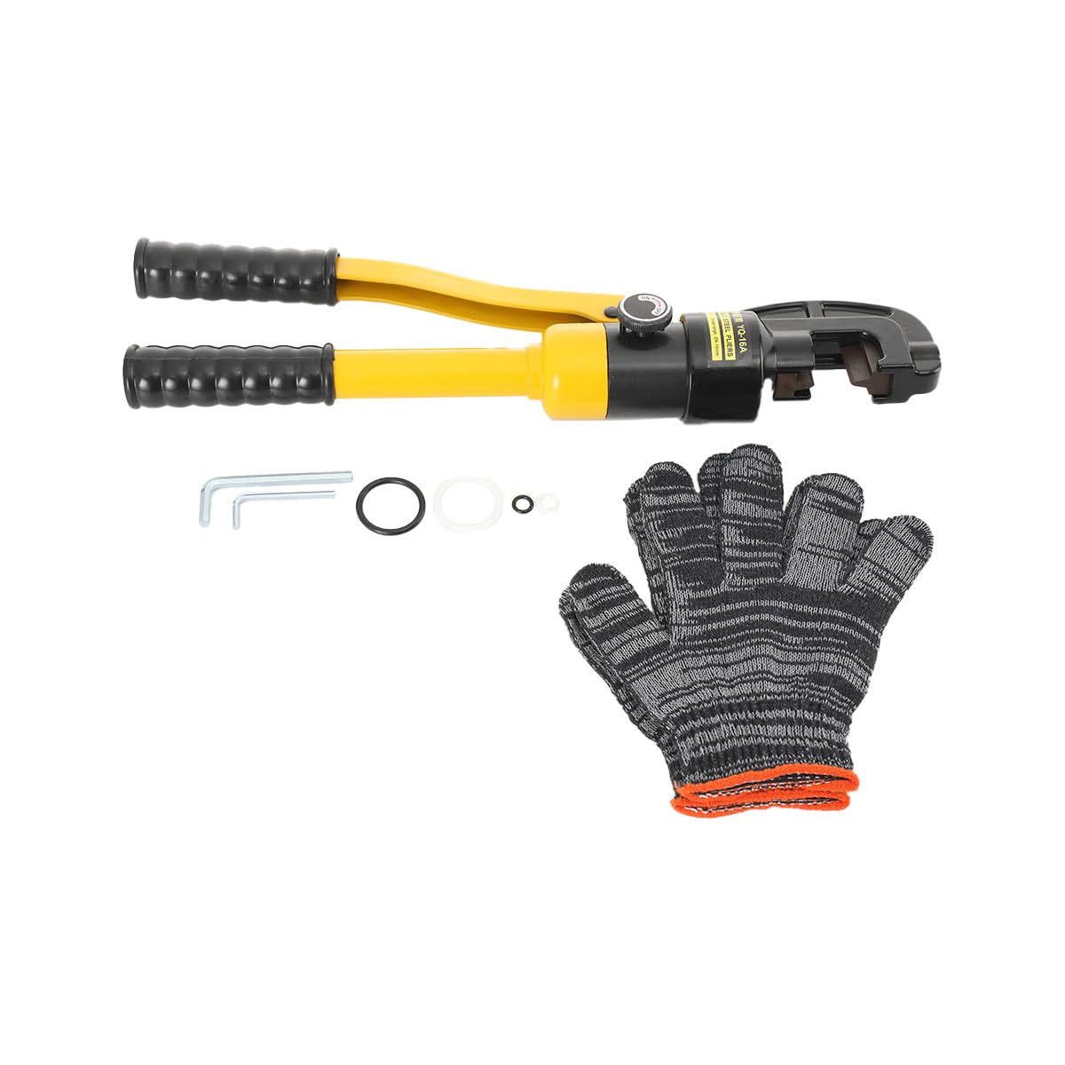 ECUTEE Hydraulic Rebar Cutter Steel Bar Cutter Shear Steel Rod Cutting Tool Hydraulic Bolt Cutter 4-16mm 8 Ton/17637lbs Professional Heavy Duty Rebar Cutting Shearing Tool