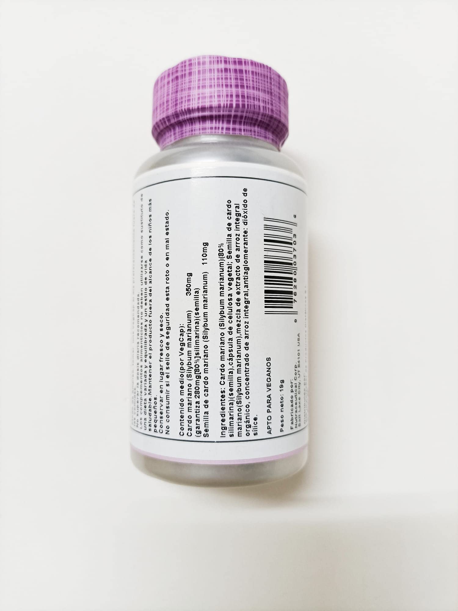 Milk Thistle (Cardo Mariano) 30 cápsulas de Solaray