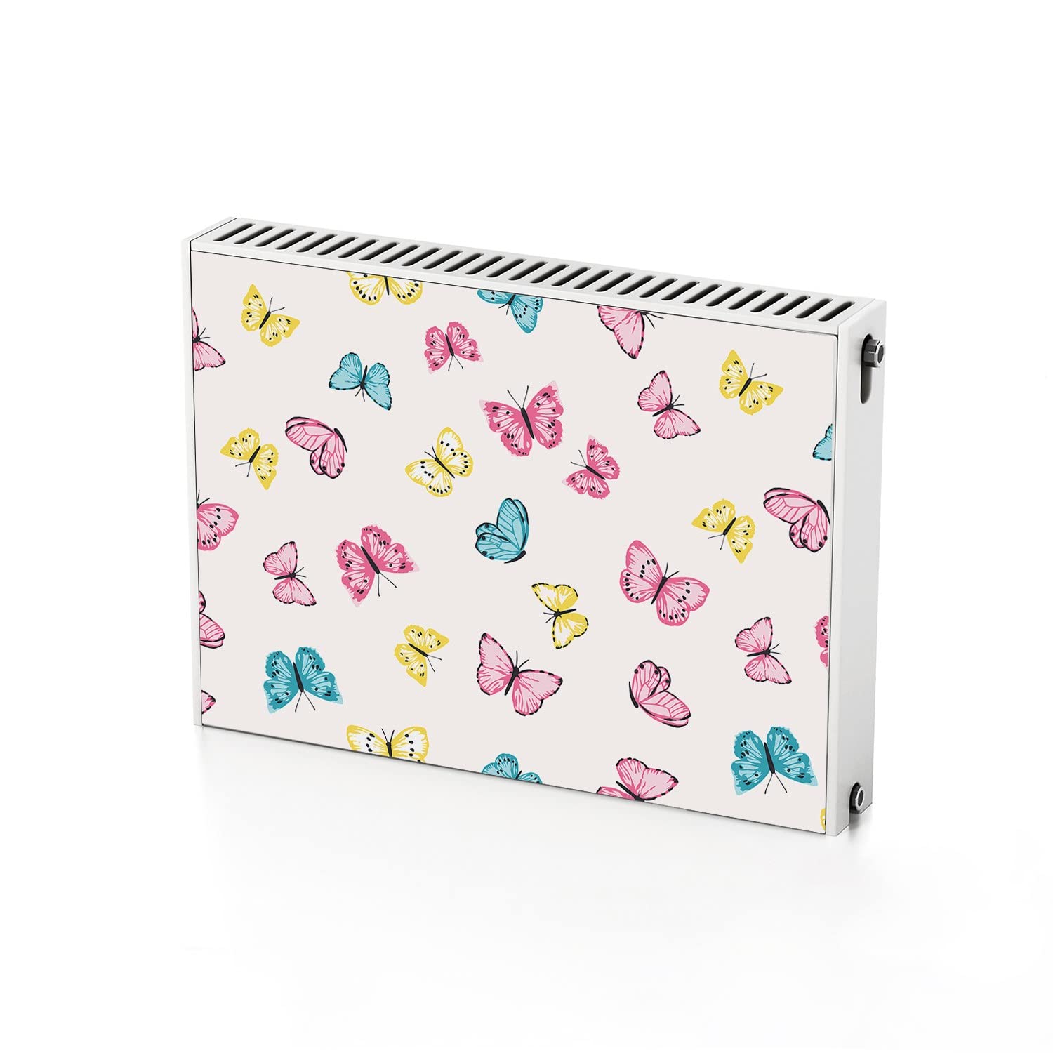 Autocollant de radiateur magnétique 80x60 cm décor papillons colorés Coloray