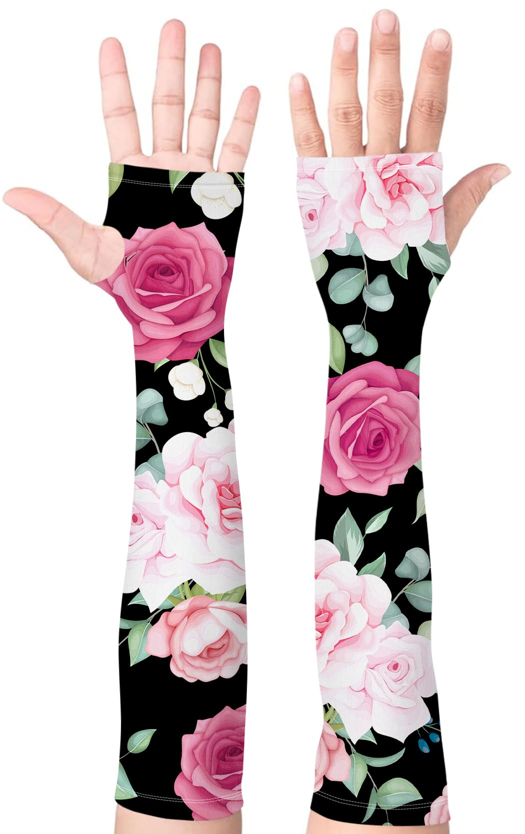 Gardening Sleeves for Women UV Sun Protection with Thumb Hole Anti-Scratch