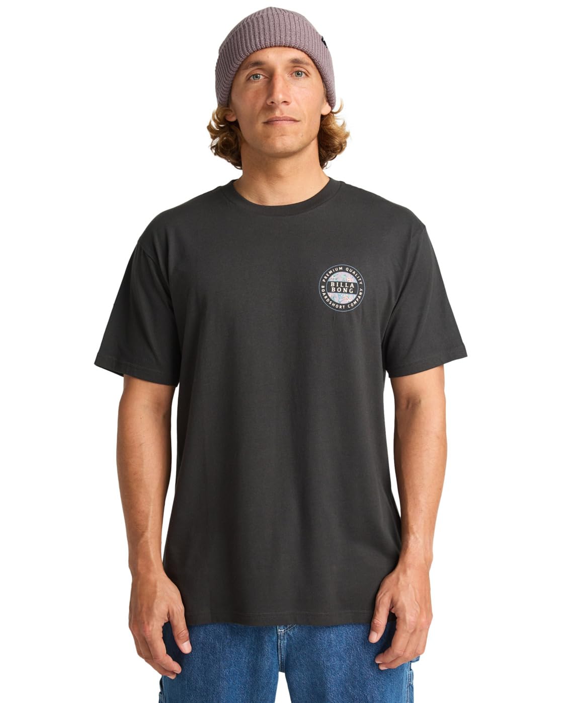 Billabong Short-Sleeved T-Shirt Rotor Fill SS Men's Black XL
