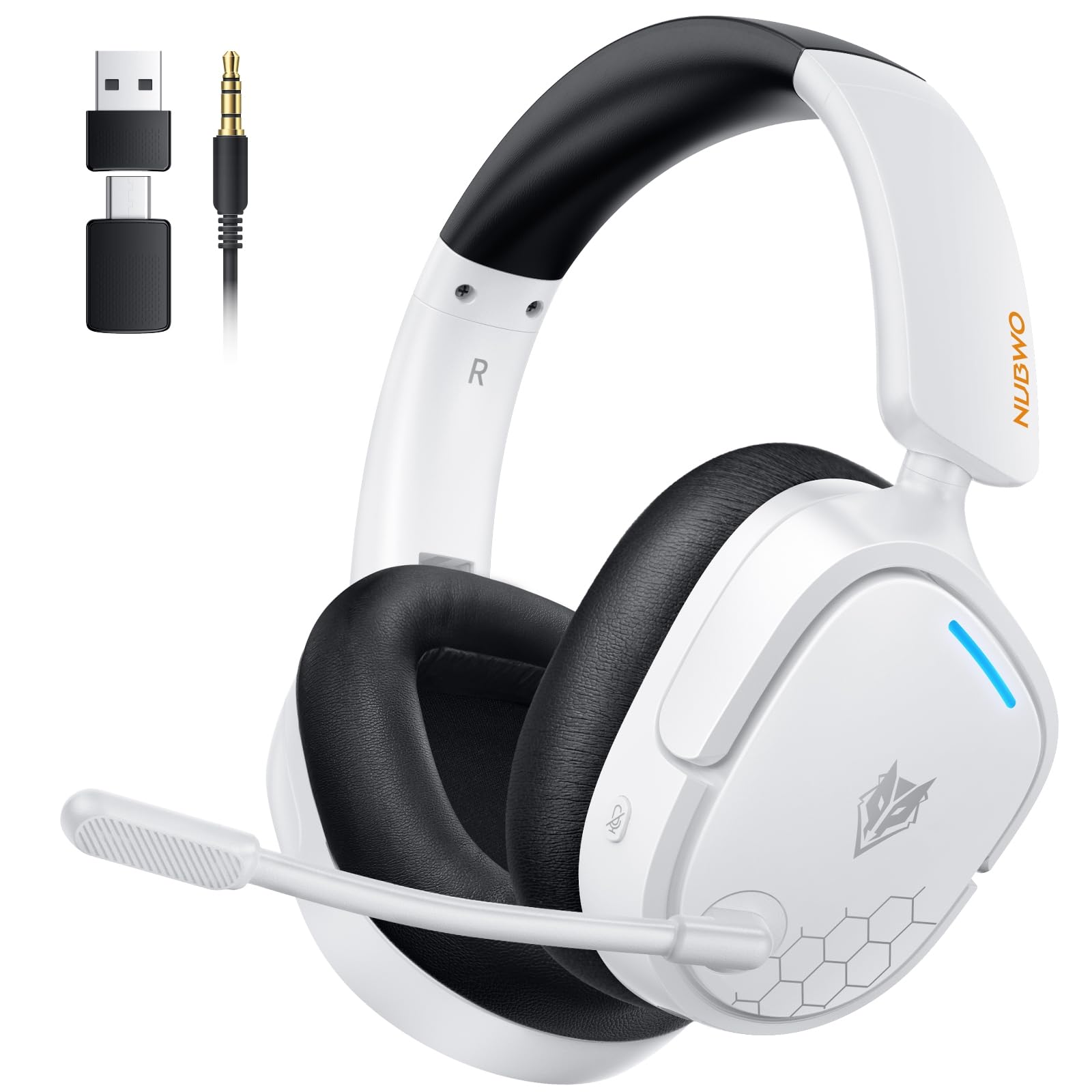NUBWO Wireless Gaming Headset for PS5, PS4, PC, Switch 7.1 Surround Sound