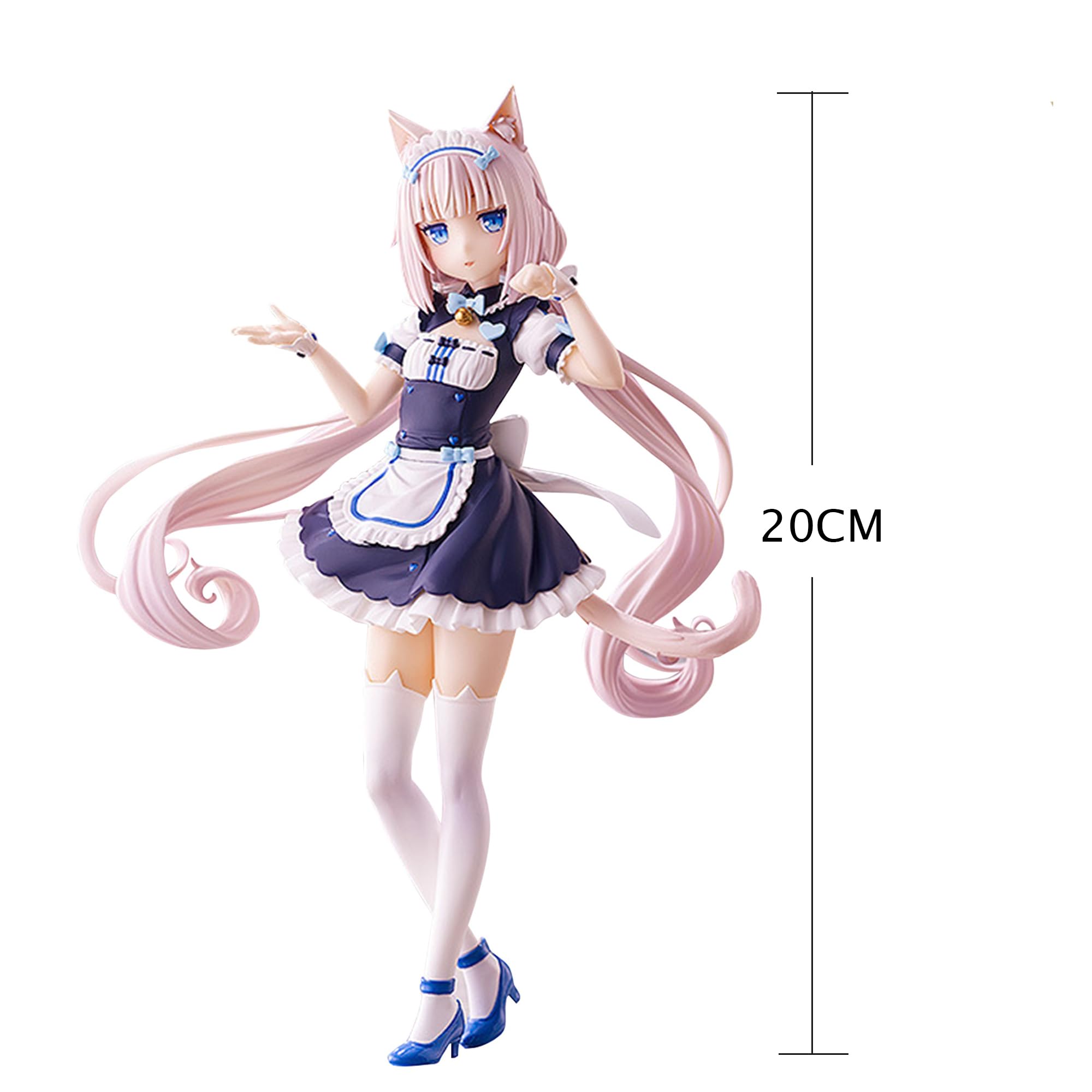 Nekopara Azuki & Kokosnuss Figur – 22 Cm, PVC, Anime-Sammlerstück