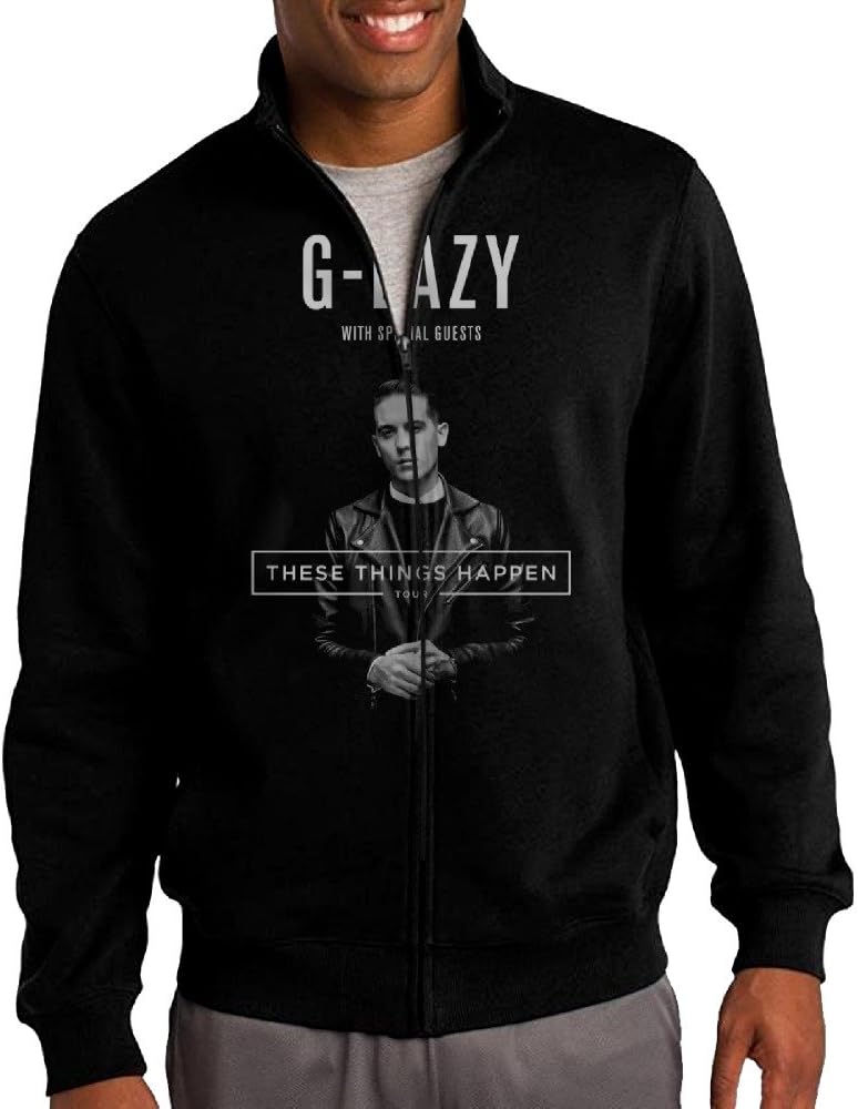 G-Eazy These Things Happen Men's Zip Sweatshirt Hooded Jacket