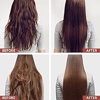 Vista 8 de Keragen - Tratamiento de alisado de queratina brasileña, sistema de alisado para cabello seco y dañado, sin formaldehído con kit de queratina