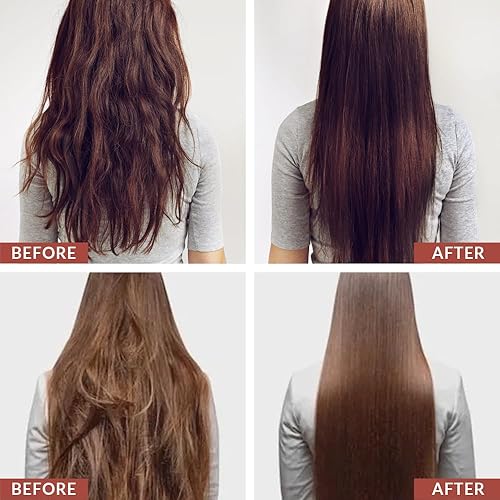 Miniatura 9 de Keragen Tratamiento de queratina brasileña para alisar el cabello, kit Express Home Blowout - Alisa y suaviza el encrespamiento - Con tratamiento