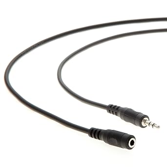 InstallerParts 3.5mm Male to Female Auxiliary Extension Cable 35Ft - Compatible with iPhone, Android, Mac, PC, iPad, and More