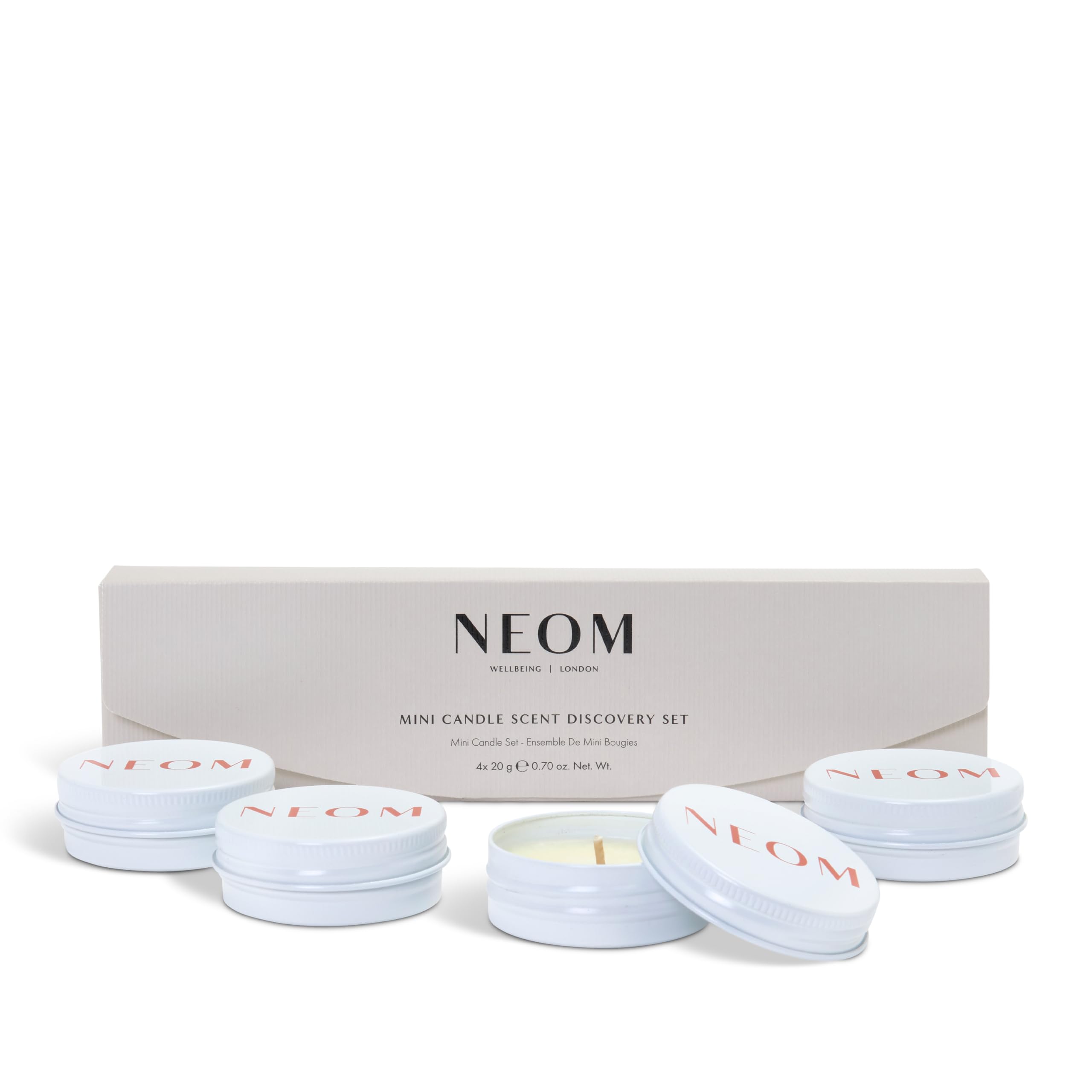 Amazon.co.jp: NEOM ミニキャンドルディスカバリーセット(20g×4