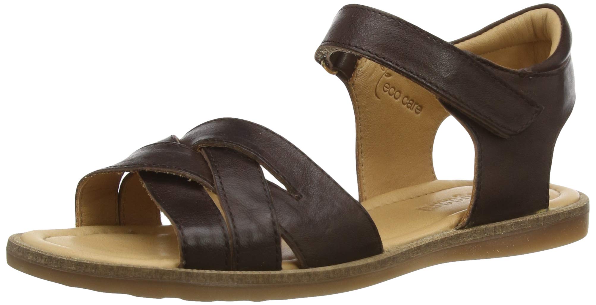 Bisgaard Girls Bessa Sandal, brown, 10 UK Child