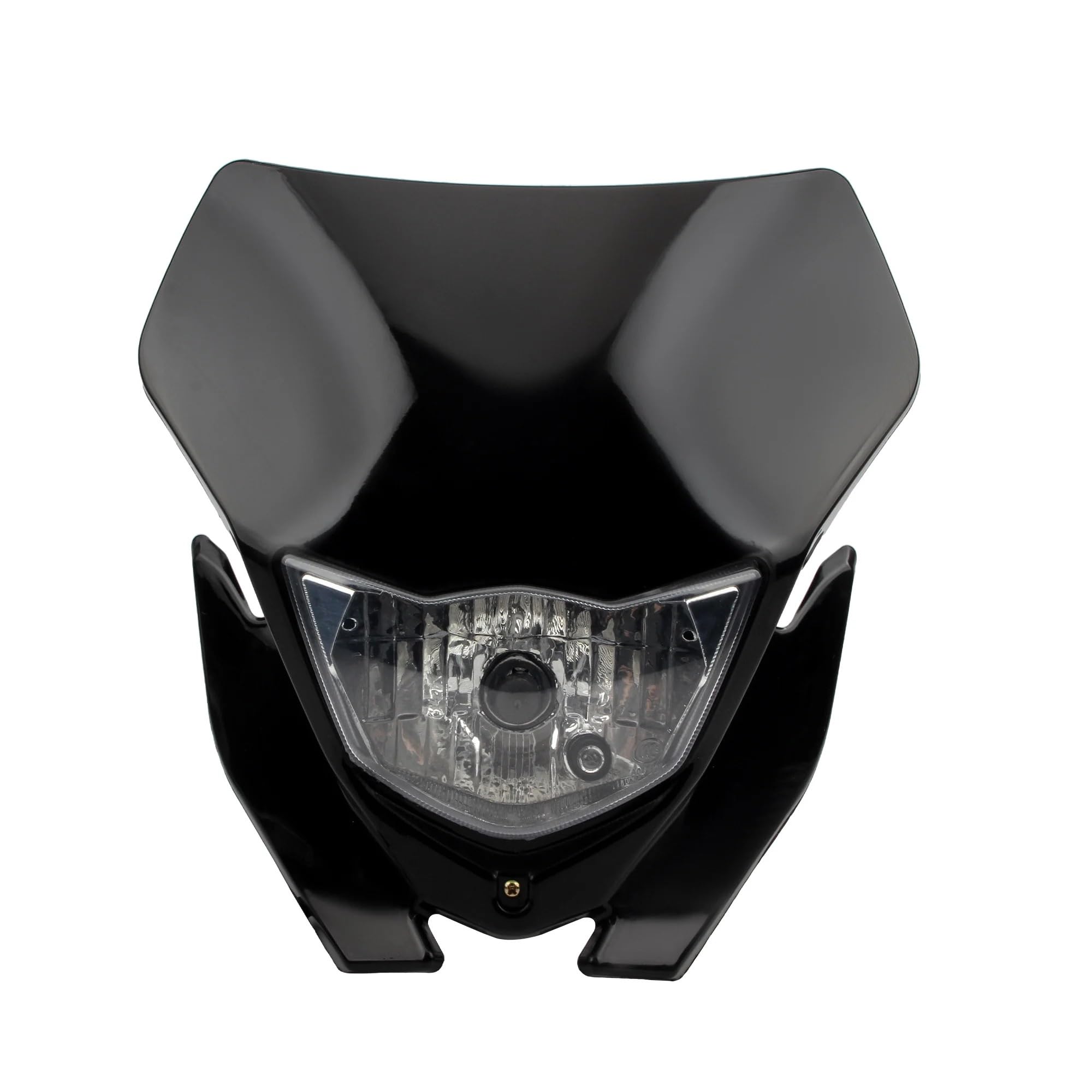 Universale Faro Anteriore Moto LED Carenatura Piastra Faro Per WRF250 400 426 450 MASCHERA FARI(White)
