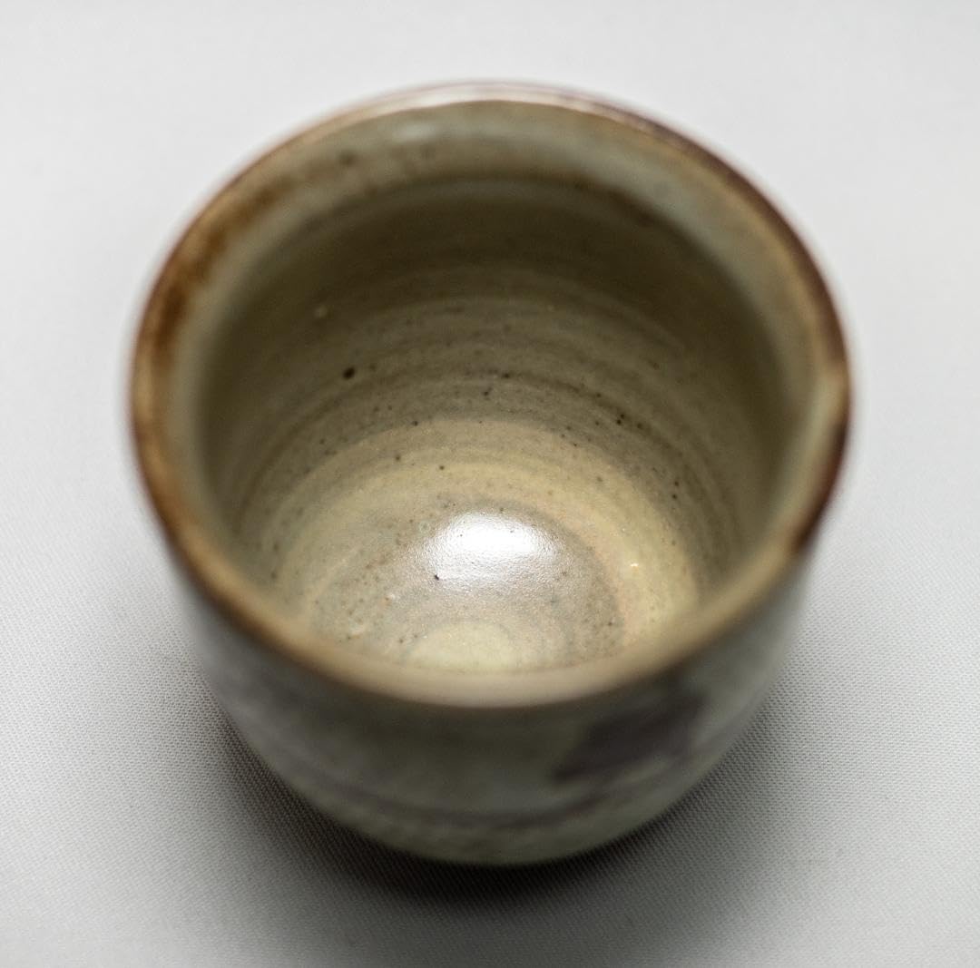 Amazon.co.jp: 人間国宝 島岡達三 象嵌湯吞 共箱 益子焼 古美術品 民芸 