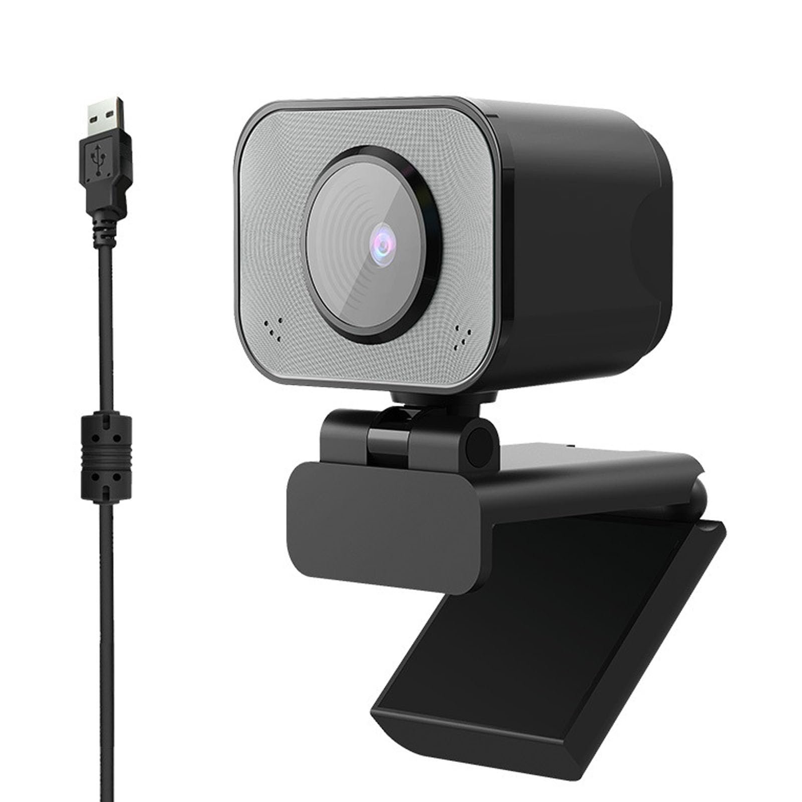 GOWENIC Webcam 4K Com Autofoco PDAF, Câmera de Computador USB Com Microfone de Redução de