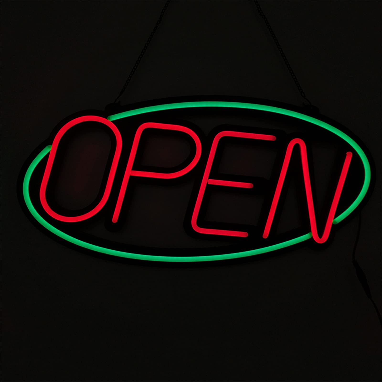 Insegna Luminosa al Neon A LED Insegna al Neon Aperta A LED per Affari, Illuminazione Commerciale Super Luminosa per Ristorante, Bar, Salone, Ufficio, Negozio, caffè,C