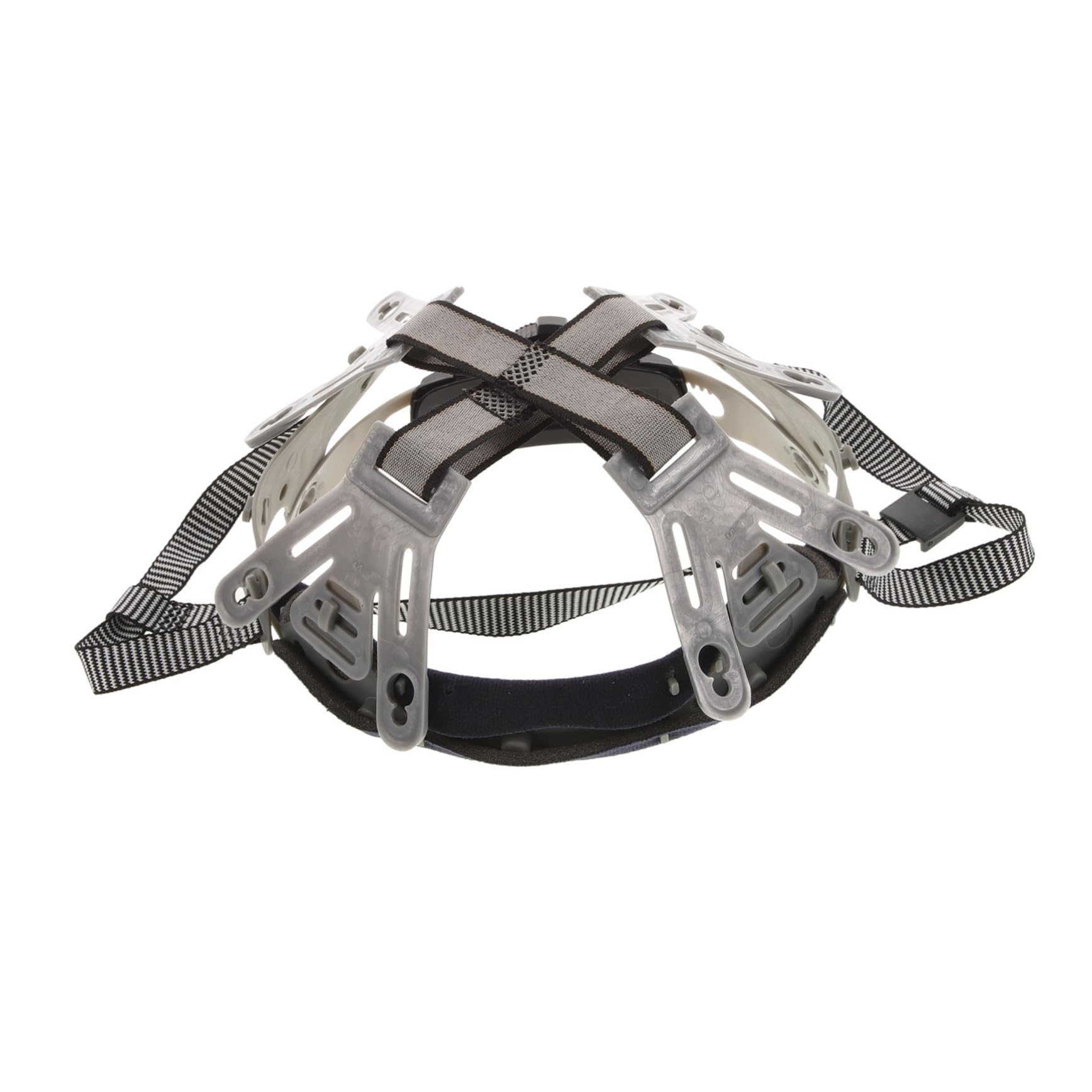 POPETPOP Forro del Casco Barbilla de Casco Universal Casco de construccion Duro suspensión de Casco de Repuesto Reemplazo de suspensión de Casco para Hombres. Tela Grey