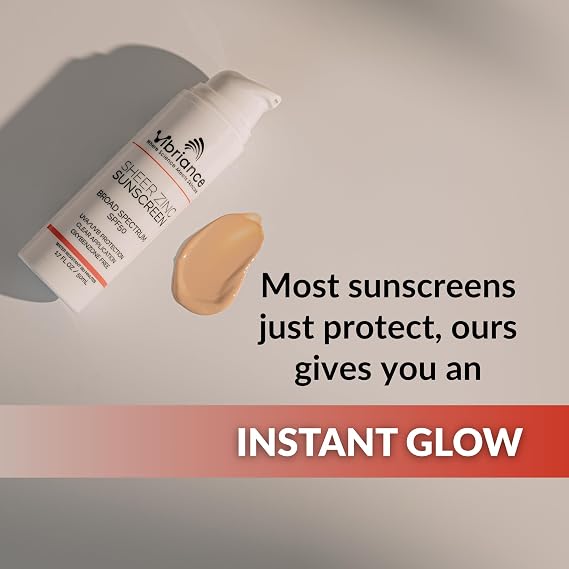 Vibriance Sheer Zinc Tinted Sunscreen for Face SPF 50 1.7 fl oz