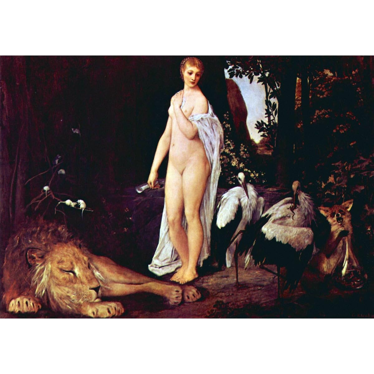 Affiche roulée Fable by Klimt grand format poster mural de salon