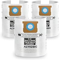 Vista 45 de Bolsas para aspiradora de 10 a 14 galones, tipo F 90662 9066200 9066233; tipo I 90672 9067200 9067233; VF2005, bolsas de filtro de vacío desechables