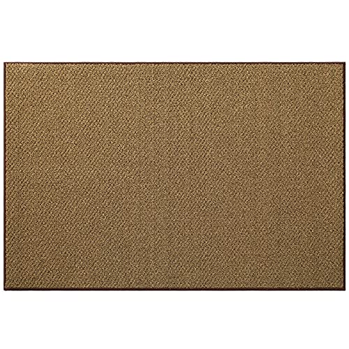 Paillasson extérieur en caoutchouc naturel marron de 60x110 cm pour entrée de maison - 2