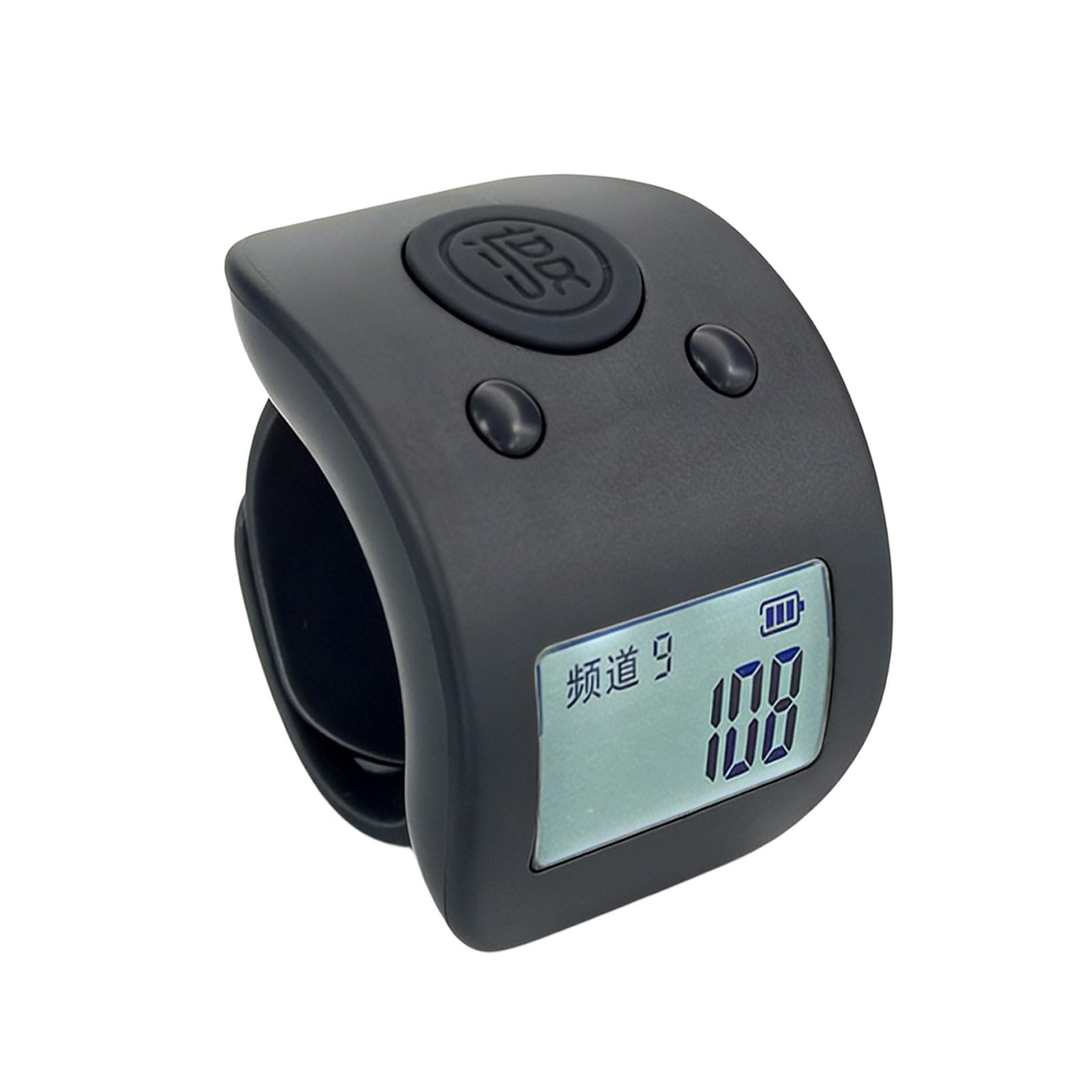 Alloneslife Black Rechargeable 9-Track Counting Device Featuring Bright Screen & Easy Carry Box For Multiple Tasks Rechargeable Hand Count Counter