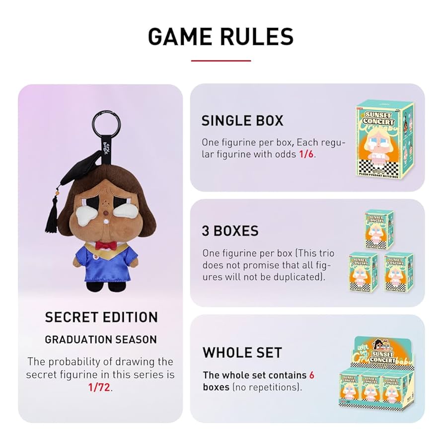 Amazon.co.jp: POP MART CRYBABY Sunset Concert Series-Plush