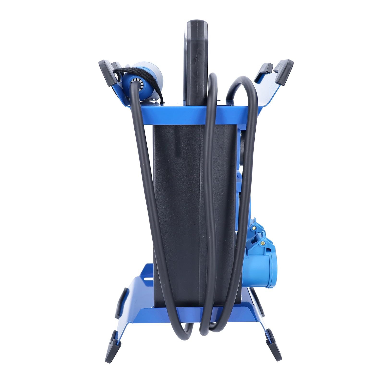 as - Schwabe Tragbarer CEE-Stromverteiler Stecky 14, CEE-Stecker + 4 Schutzkontakt-Dosen + 2 CEE-Buchsen, Mobiler Stromverteilerkasten, Verteilerdose für den Outdoor-Bereich, IP44, Made in EU, 60869