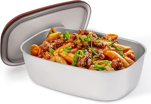 Miniatura 10 de Fiambrera eléctrica de 80 W con controlador de tiempo de calefacción, calentador de alimentos portátil de 1.5 L para adultos/hombres/trabajo, 12