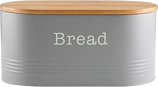 EHC Space Saving Extra Large Bread Box Bin Wi...,
