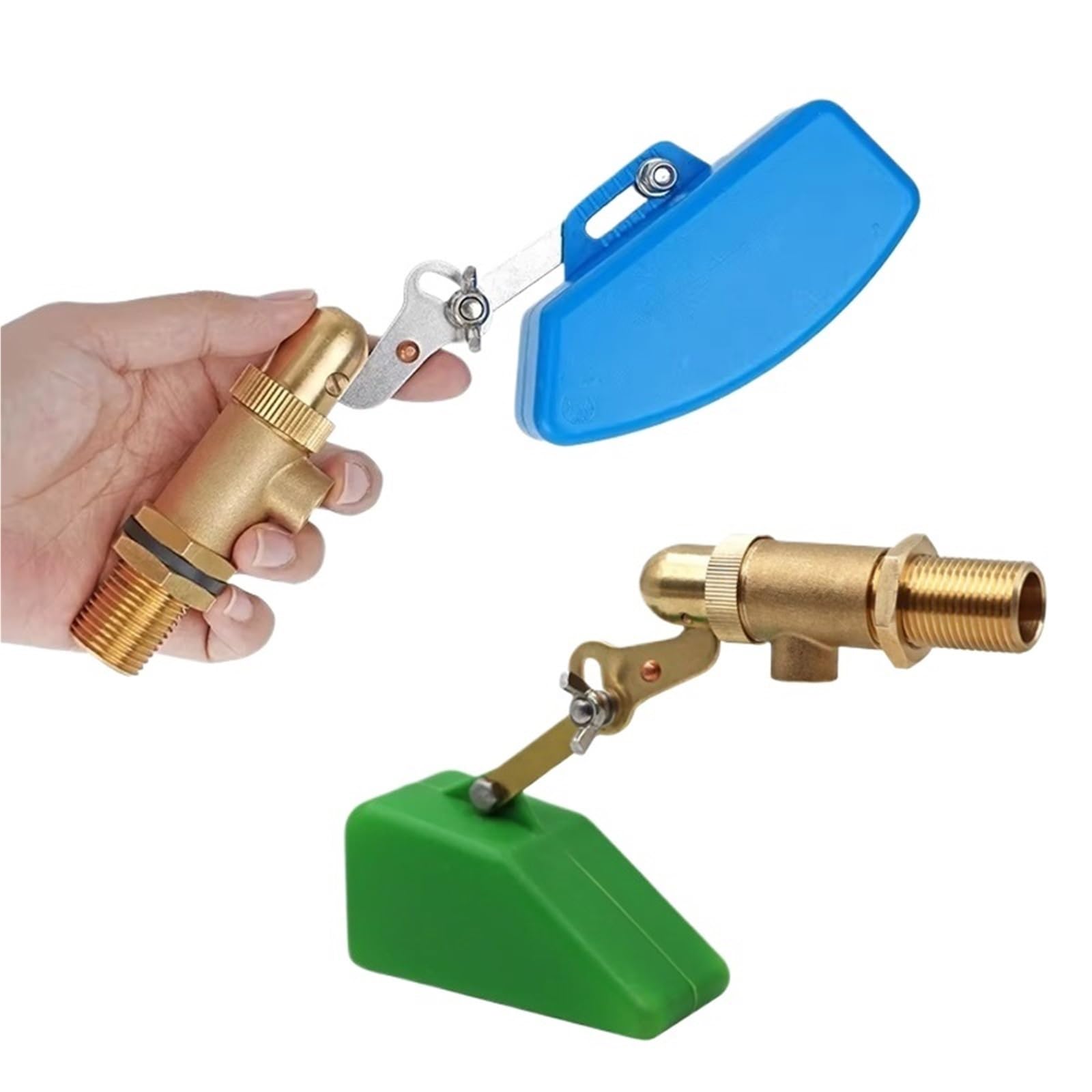 VáLvula Boya AutomáTica Flotador de válvula latón ajustable 1/2 piezas para Tanque de Agua
