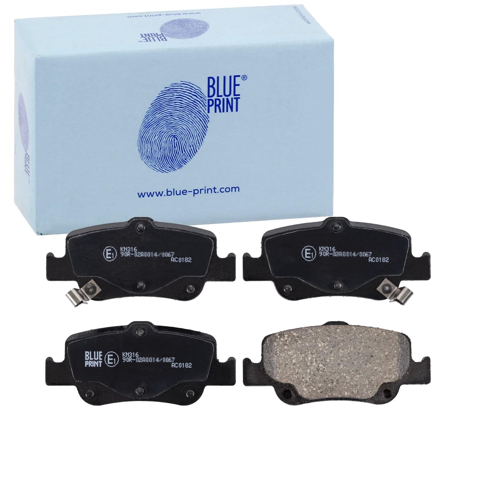 Blue Print ADT342173 Bremsbelagsatz, 1 Stück | Kompatibel mit: TOYOTA AURIS, AURIS, AURIS Kombi, COROLLA Stufenheck, COROLLA Stufenheck