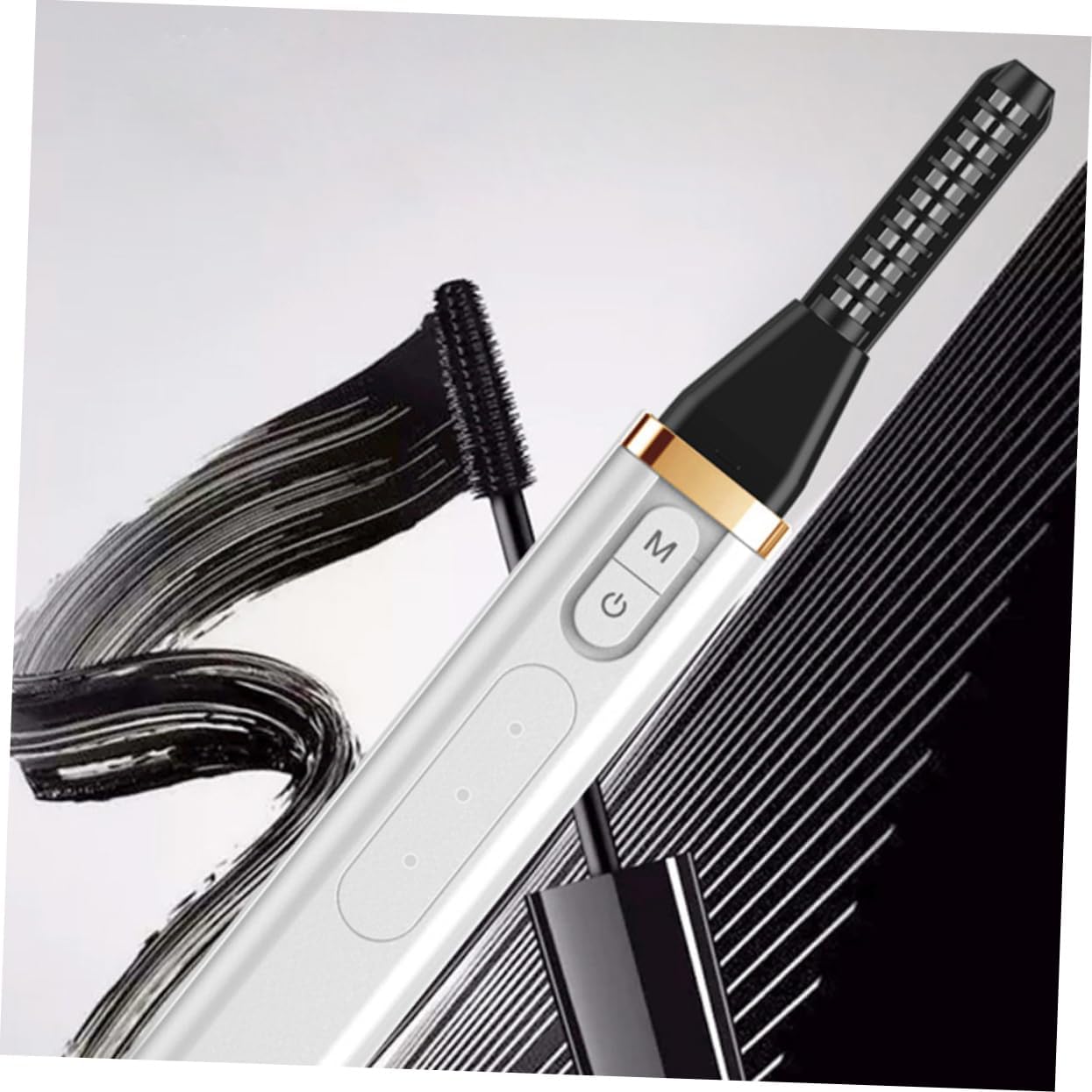 POPETPOP 3pcs Heated Eyelash Curler for Women USB Charging Hair Heating Tool Lash Clip Curling