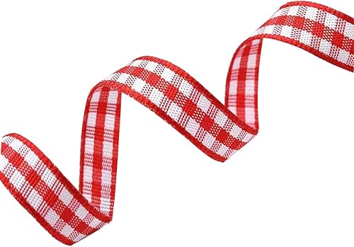 HIFEASTS Cinta a cuadros de 38 pulgadas x 50 yardasrollo de cinta a cuadros para embalaje de cajas de regalo y pasteles de cumpleaños, decoraciones