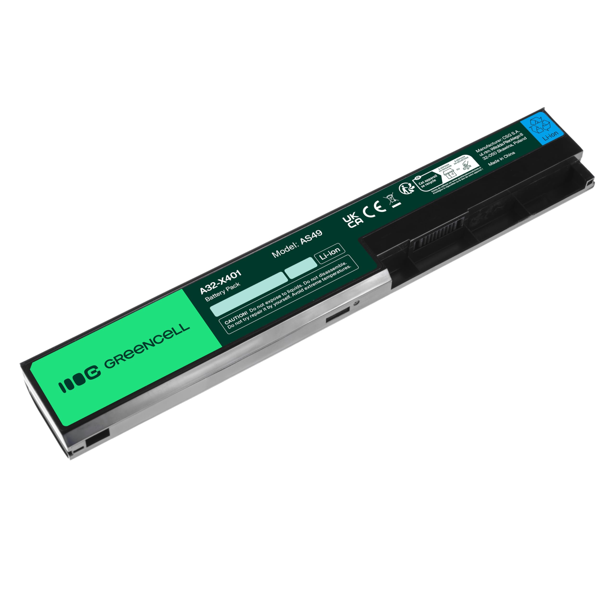 Green Cell Batterie ASUS A32-X401 pour ASUS X501 X501A X501A1 X501U X401 X401A X401A1 X401U X301 X301A X301A1 X301U F301 F301A F301U F401 F401A F401U F501 F501A F501A1 F501U S401