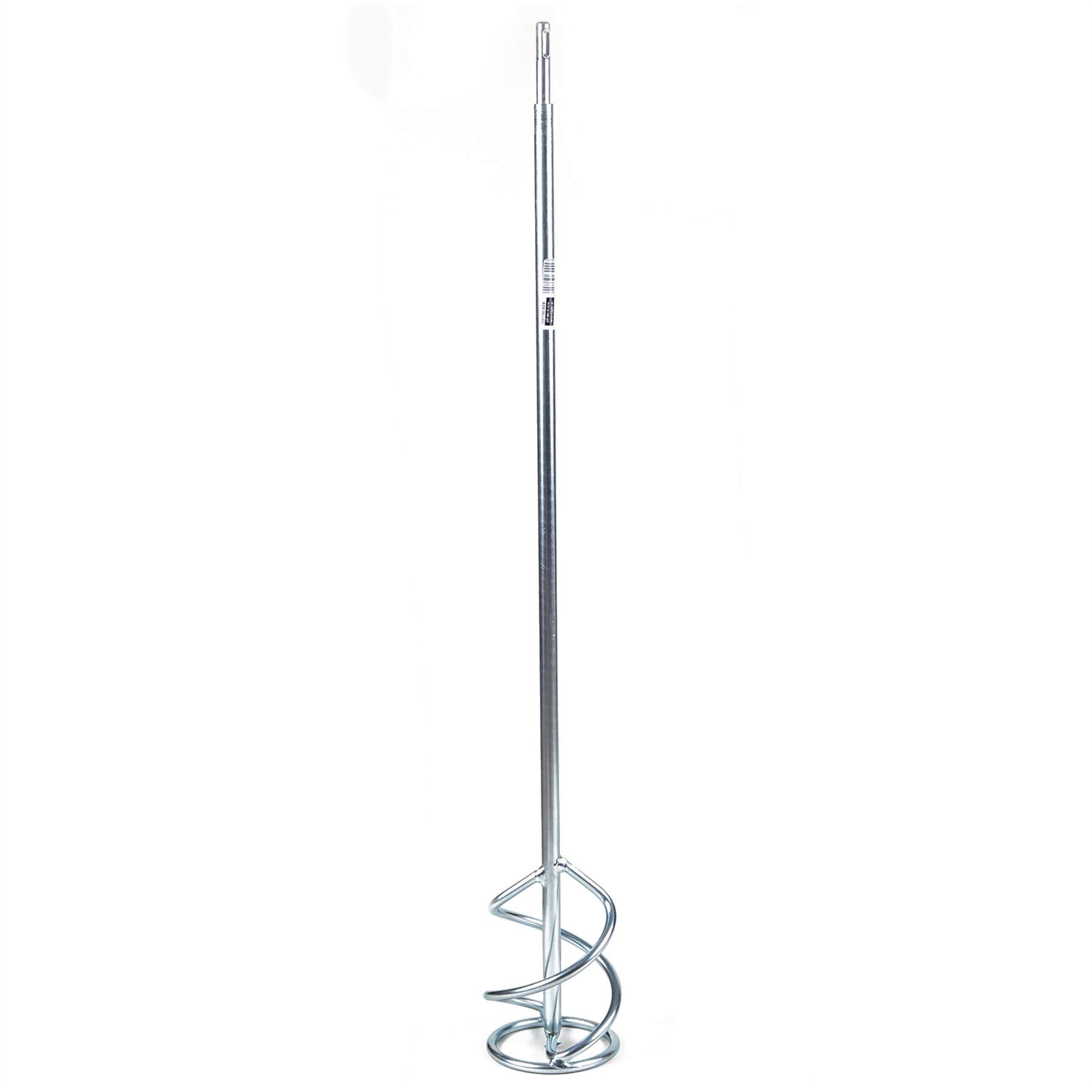 Toolty Propeller Mixing Paddle 105 x 750mm - SDS - Galvanized Mixer, Whisk, Stirrer - Positive 2-Blade - for Leveling Mass, Joint Mortar, Adheives, Glue, Paint, DIY - TLTY-1554OCP