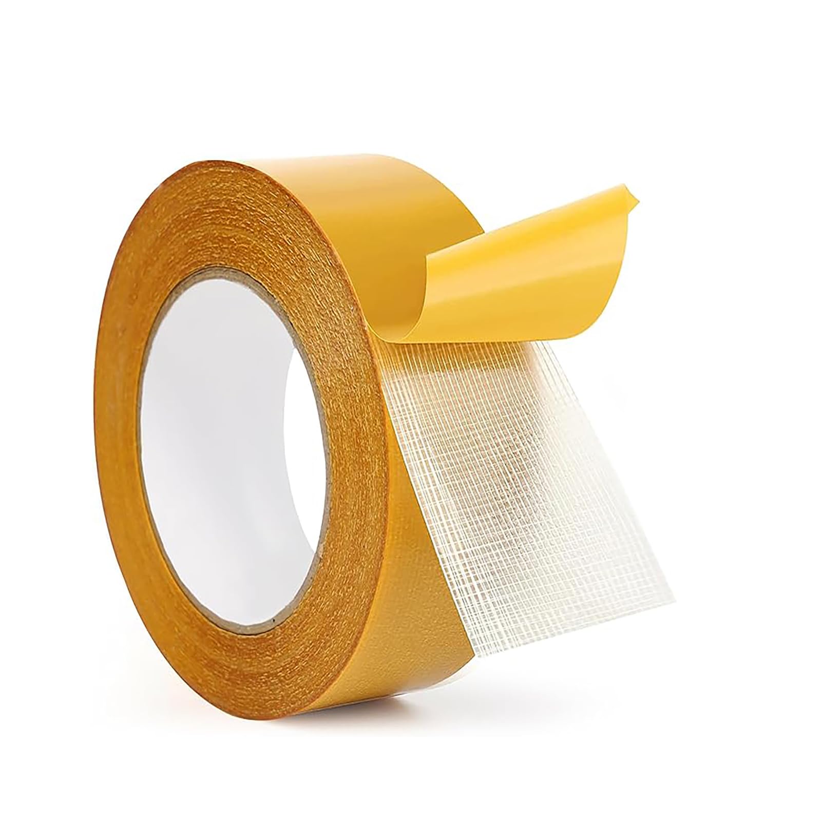 YCSHIPO Heavy-Duty Double-Sided Carpet Tape - 15m x 21mm - Strong Adhesive for Rugs & Floors