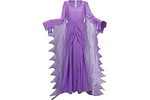 Lily Munster Cosplay Costume Lily Chiffon Dress Munster Formal Dress for Halloween Party