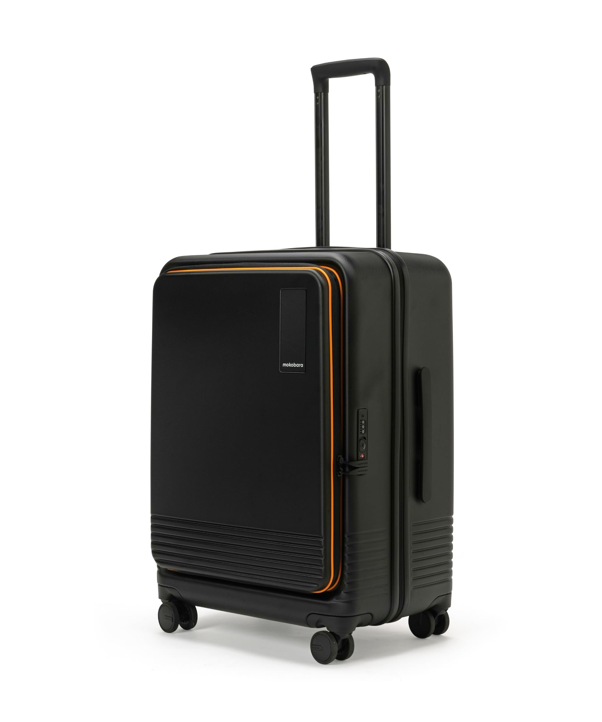 The Access Expandable Check-in Luggage |Black Unisex Polycarbonate Hardsided Suitcase with Built in TSA Lock Travel Suitcase (Black and Yellow)-image-47