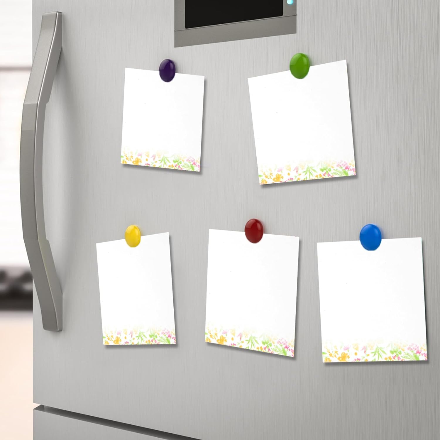 VIBRANZLAB Artsy Pads, Cute Sticky Notes 3x3, 12 Pads of 50 Sheets, Floral Sticky Notes Cute for All Occasions. Perfect Planner Accessories, Phone Message Pads for Office, VL-FSN-134 - Image 6