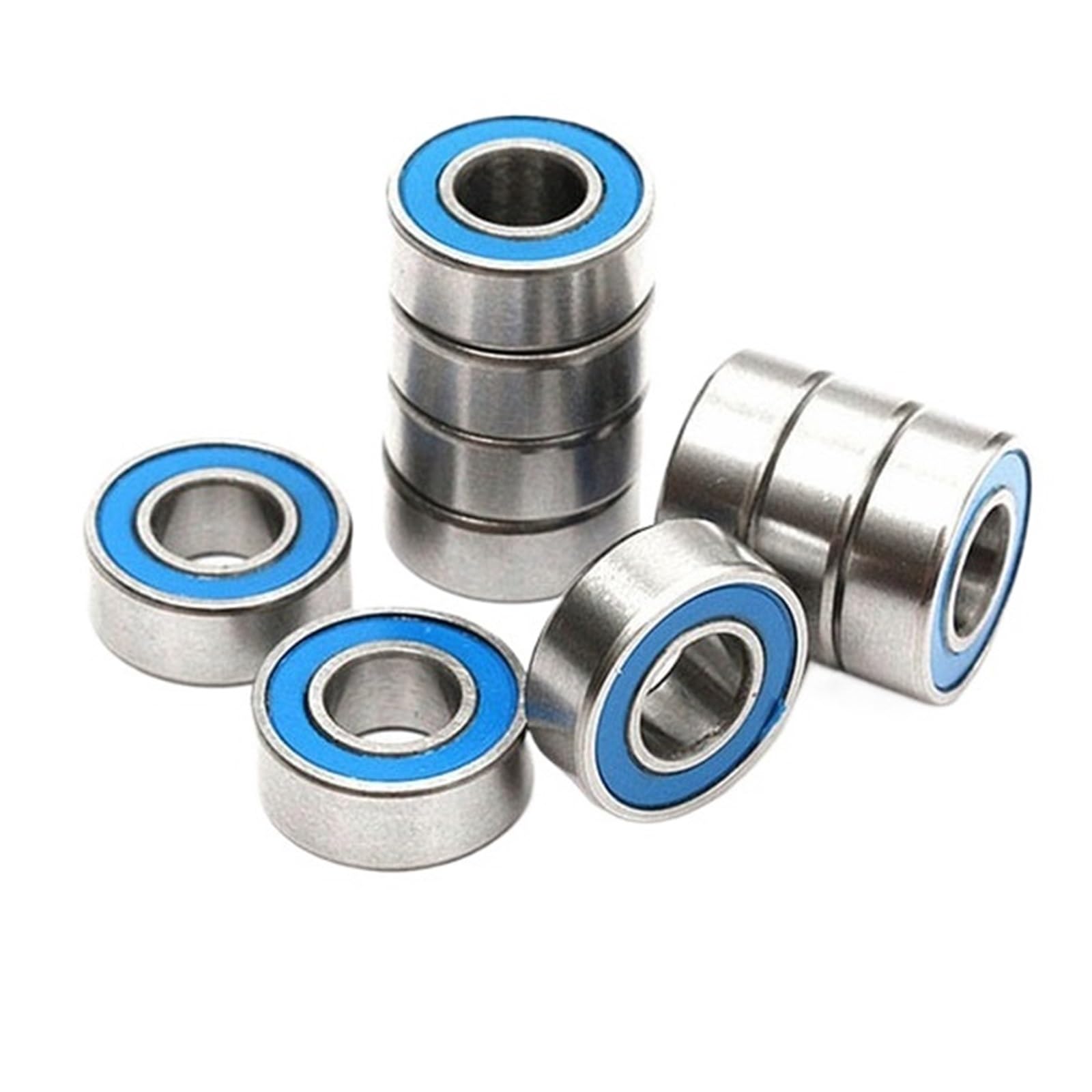 Roulement MR105-2RS ABEC-3 bleu de 5x10x4 mm en lot de 50 pièces pour vos petits mécanismes
