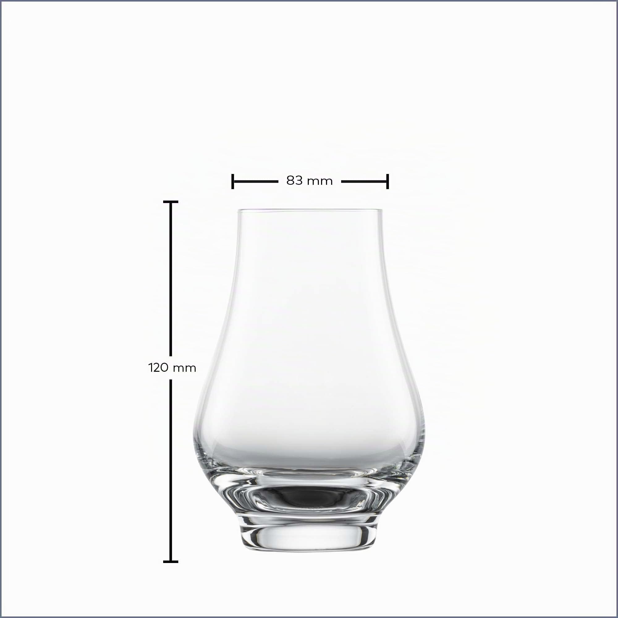 SCHOTT ZWIESEL Whisky Nosing Tumbler Bar Special (6er-Set), spezielles Nosing Glas für Whisky, spülmaschinenfeste Tritan-Kristallgläser, Made in Germany (Art.-Nr. 118742)