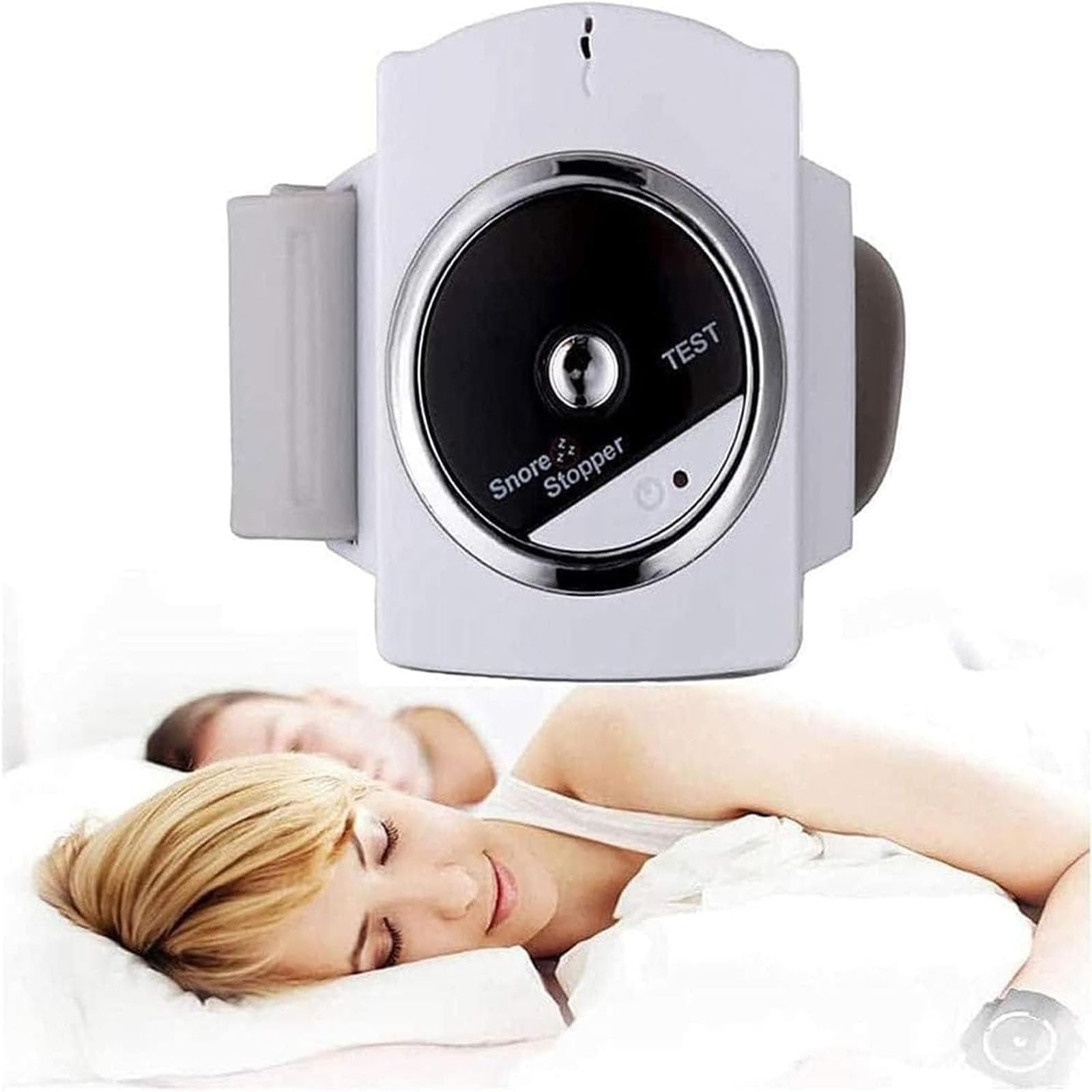 Pulsera Antironquidos con Sensor Inteligente, 9 Niveles De Intensidad Ajustables, Recargable por USB. Ayuda para Dormir Y Reducir Los Ronquidos (para Hombres Y Mujeres).