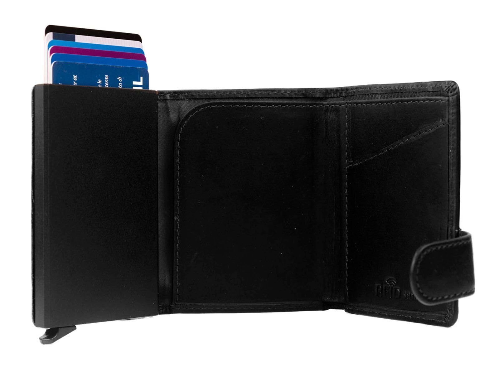 The Chesterfield Brand Leicester - Kreditkartenetui 6cc 10 cm RFID Black