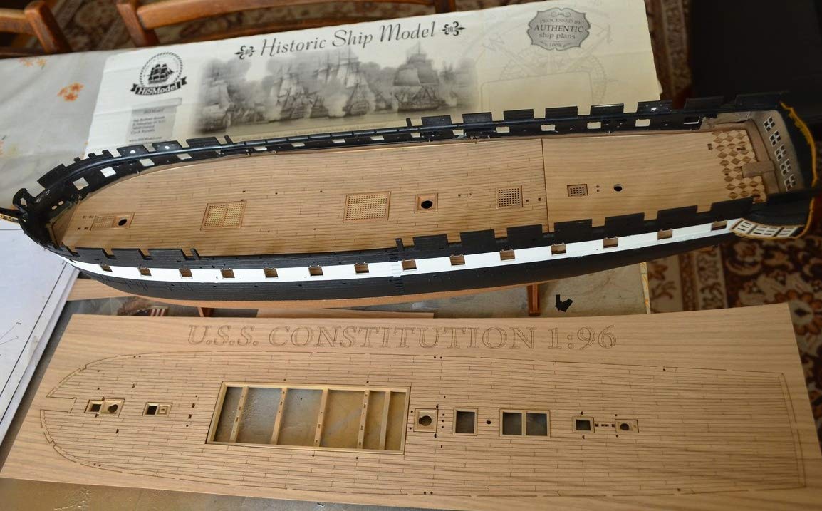 Revell USS Constitution – realistyczna deska dębowa do modelu 1:96